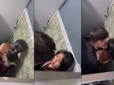 Quay lén đôi bạn thân lén lút làm tình ở wc nhà hàng