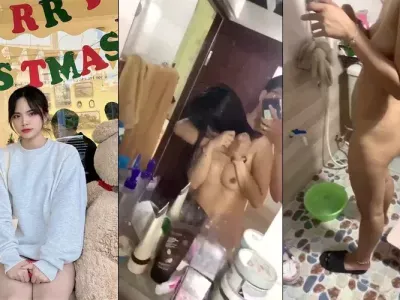 Bất ngờ mở cửa vô tắm cùng cô bạn thân